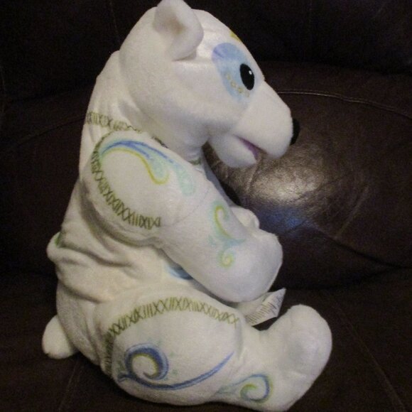 Disney Parks Animal Kingdom Polar Bear Plush Puppet Animal Merry Menagerie - Picture 3 of 7